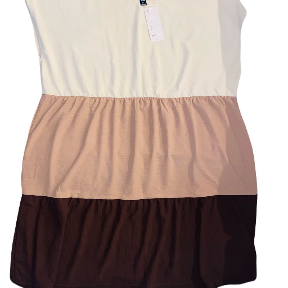 SHEIN Emery Rose Colorblock Mini Dress